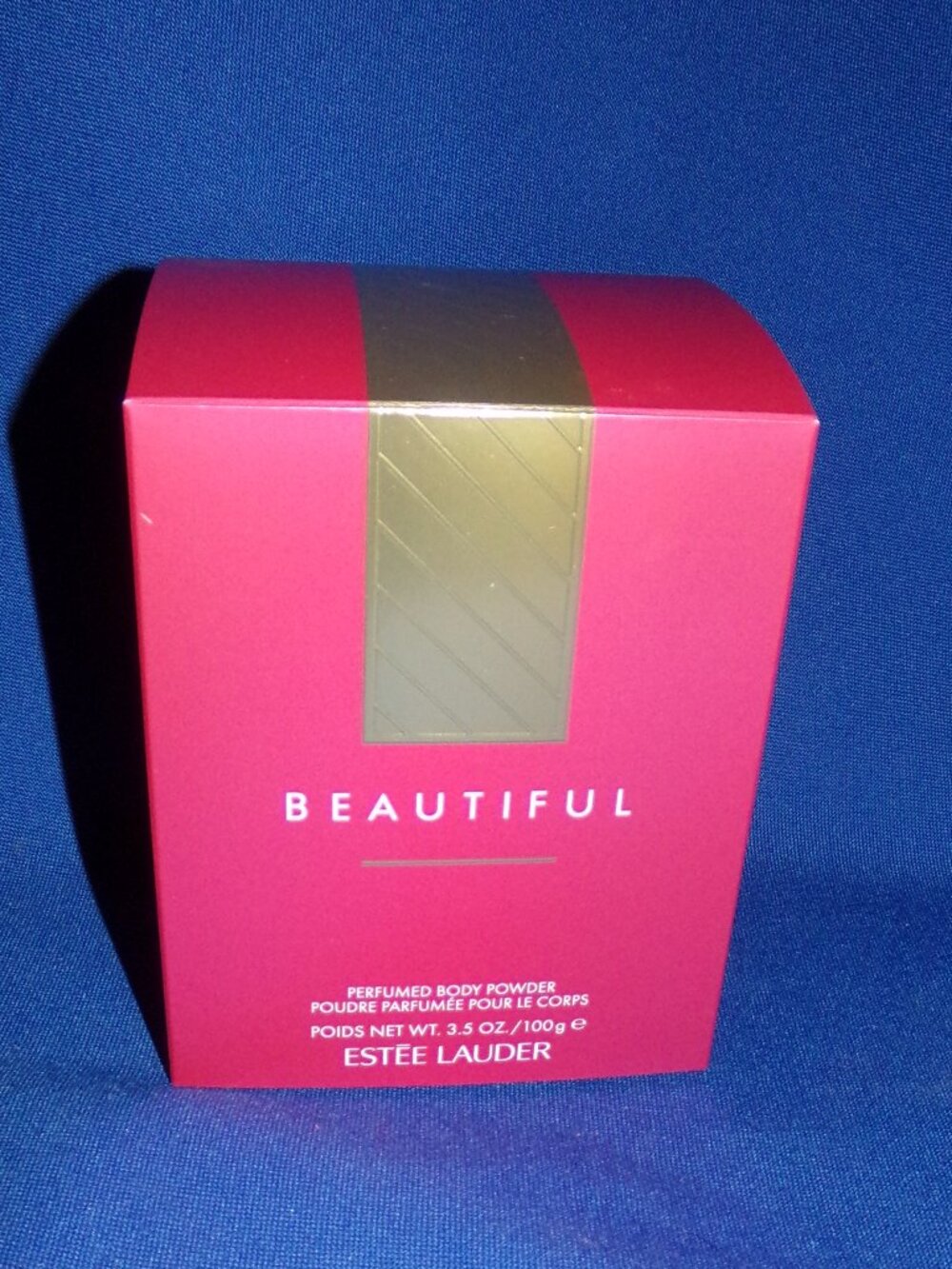 Vintage Estee Lauder Beautiful Bath Body Power Empty Paper Replacement Box